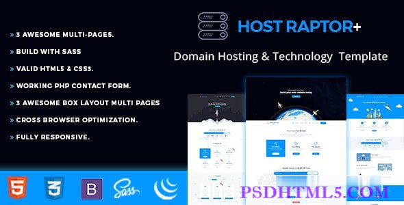 HostRaptor Plus – 托管域名-尚睿切图网