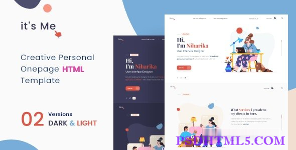 itsme – 个人作品集HTML-尚睿切图网