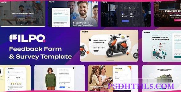 Filpo – 反馈表&；调查模板-尚睿切图网