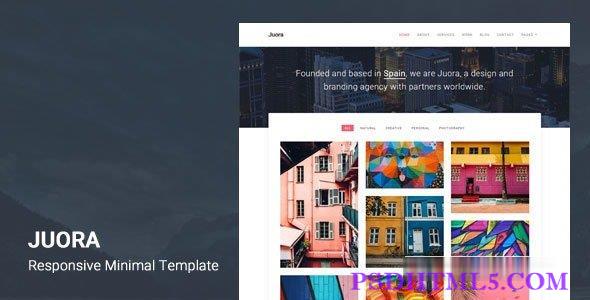 Juora - 极简HTML5模板-尚睿切图网