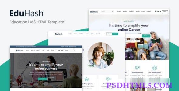 EduHash – 教育LMS模板-尚睿切图网