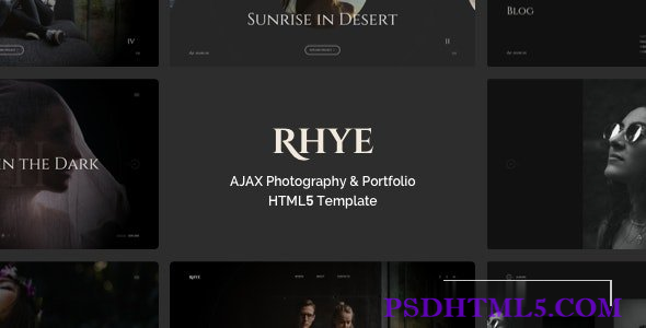 Rhye - AJAX作品集HTML5模板-尚睿切图网