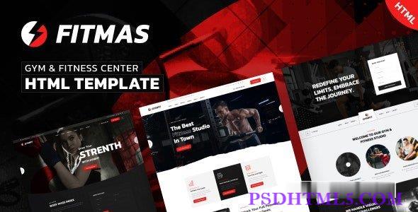 Fitmas – 健身房& 健身中心HTML模板-尚睿切图网