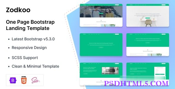 Zodkoo v3.0.0 – Bootstrap登陆页面模板-尚睿切图网