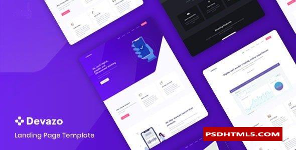Devazo v1.1.0 - 着陆页模板  