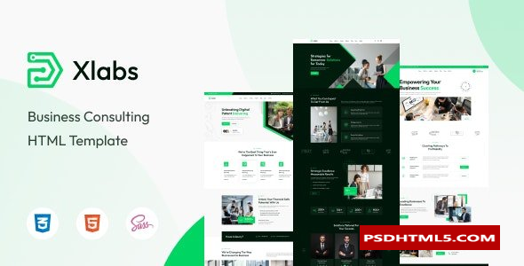 Xlab - 商业咨询 HTML5 模板  