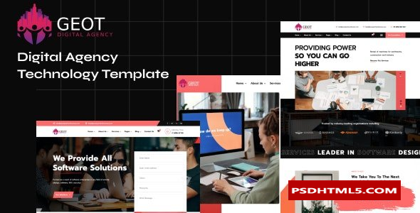 Geot - 数字机构与技术 HTML 模板  