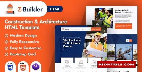 Z-Builder - 建筑元素HTML模板  