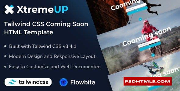 XtremeUP - Tailwind CSS即将发布HTML模板  
