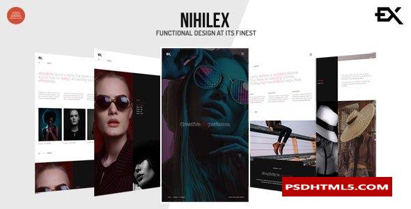 Nihilex v1.3 - 摄影作品集模板  