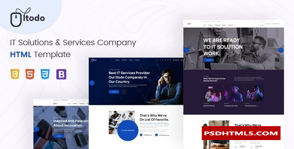 Itodo - IT解决方案及amp; 服务公司模板