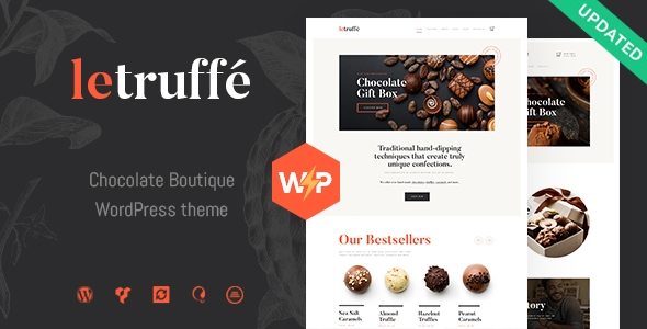 Le Truffe v1.1.7 – 巧克力糖果店 WordPress 主题 -尚睿切图网