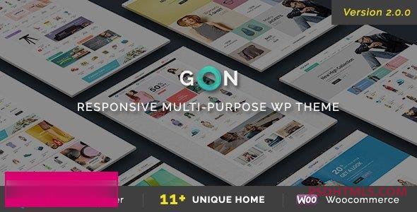 Gon v2.3.1-响应式多用途主题 -尚睿切图网