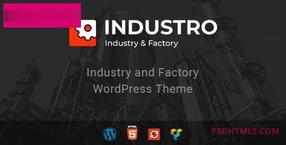 Industrio v1.1.1-工业；工厂WordPress主题 -尚睿切图网