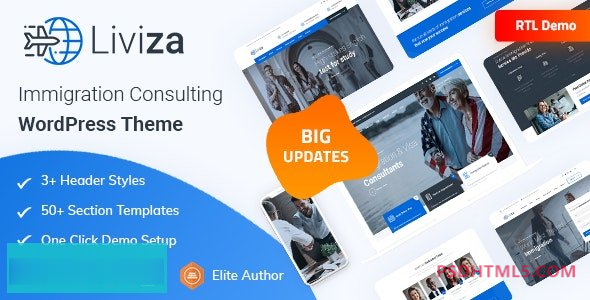 Liviza v3.3-移民咨询WordPress主题 -尚睿切图网