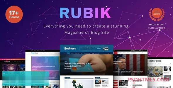 Rubik v2.9-博客杂志网站的完美主题 -尚睿切图网