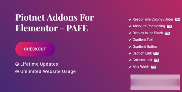 Piotnet Addons Pro For Elementor v7.1.30 -尚睿切图网