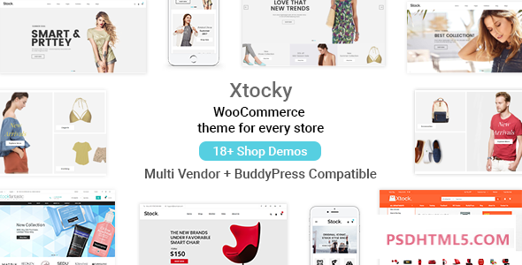 Xtocky v2.4.8-WooCommerce响应式主题 -尚睿切图网