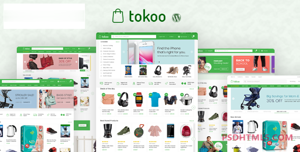 Tokoo v1.11.7-电子商店WooCommerce主题 -尚睿切图网