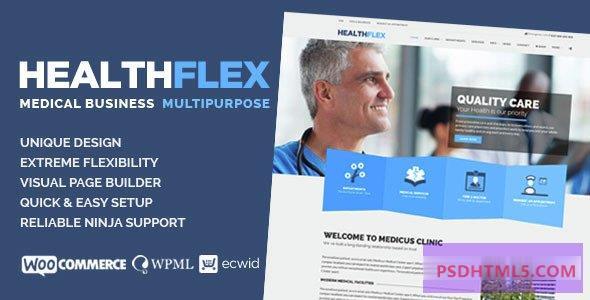 HEALTHFLEX v2.7.5-医疗健康WordPress主题 -尚睿切图网