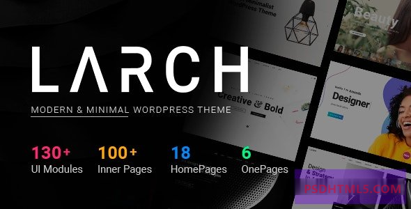 Larch v2.3.2-响应式最小多用途WordPress主题 -尚睿切图网