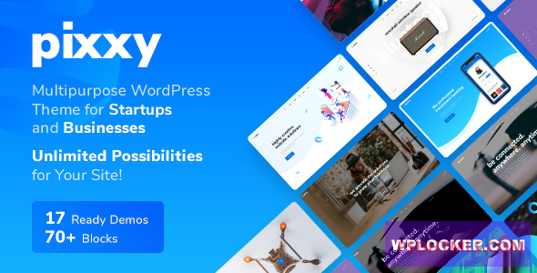 Pixxy v1.1.6-应用程序，软件&amp；SaaS启动WordPress -尚睿切图网