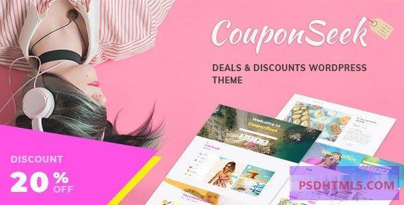 CouponSeek v1.3-交易&amp；折扣WordPress主题 -尚睿切图网