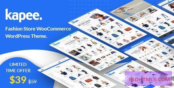 Kapee v1.6.8-时尚商店WooCommerce主题 -尚睿切图网