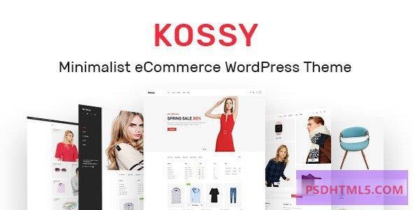 Kossy v1.33-极简主义电子商务WordPress主题 -尚睿切图网