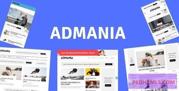 Admania v2.5.3-广告优化WordPress主题 -尚睿切图网