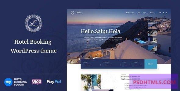 Luviana v1.4.3-酒店预订WordPress主题 -尚睿切图网