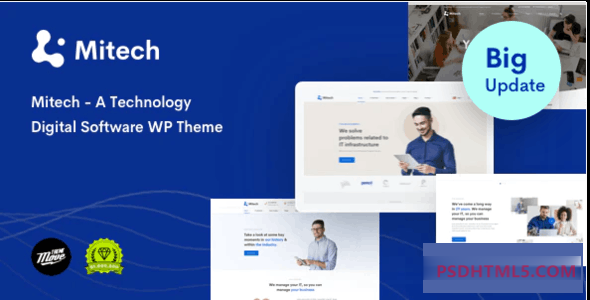 Mitech v2.0.3-技术IT解决方案；服务WordPress主题 -尚睿切图网