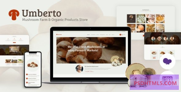 Umberto v1.2.7 - Mushroom Farm & Organic Products Store WordPress Theme