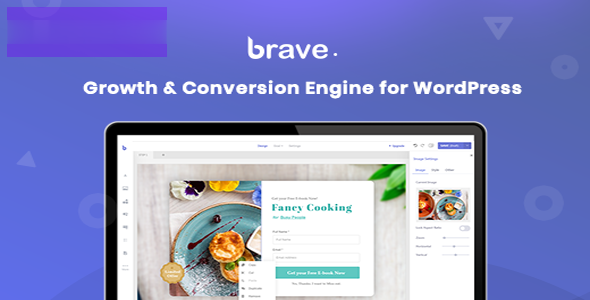 Brave v0.6.8-拖放WordPress弹出菜单，Optin，Lead Gen&amp；测量生成器 -尚睿切图网