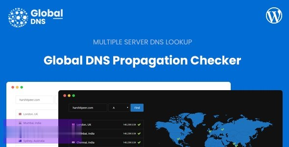 Global DNS v2.8.0-多服务器-DNS传播检查器-WP -尚睿切图网