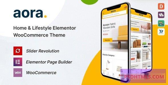 Aora v1.12.0-首页&amp；生活方式元素WooCommerce主题 -尚睿切图网