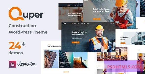 Quper v1.19-建筑WordPress主题 -尚睿切图网