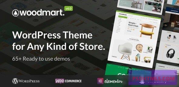 WoodMart v7.3.4-响应式WooCommerce Wordpress主题 -尚睿切图网