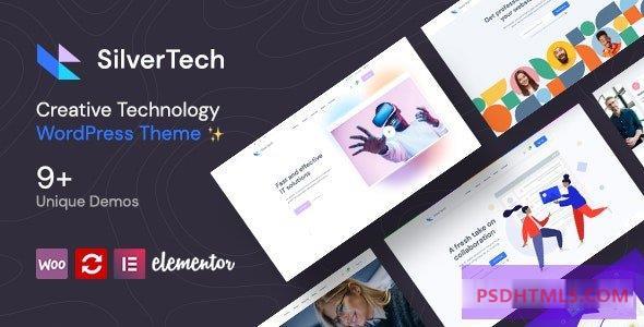 Silvertech v1.15-创意WordPress主题 -尚睿切图网