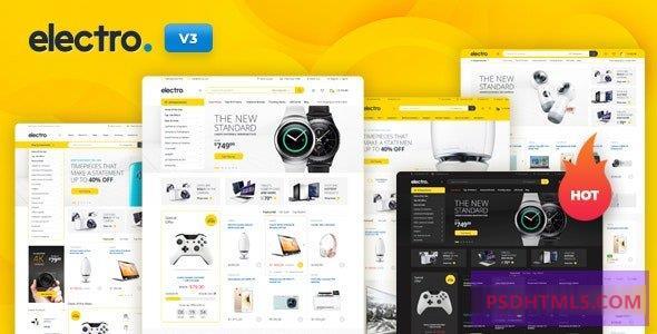 Electro v3.3.15-电子商店WooCommerce主题 -尚睿切图网