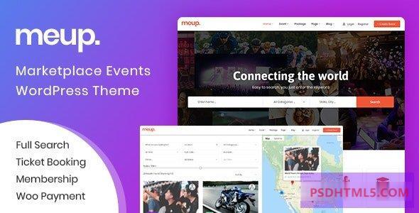 Meup v1.7.9-市场活动WordPress主题 -尚睿切图网