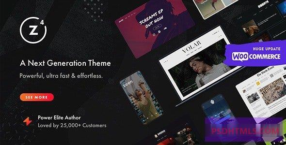 Zeen v4.5.1-下一代杂志WordPress -尚睿切图网