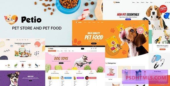 Petio v1.1.5-宠物商店WooCommerce WordPress主题 -尚睿切图网