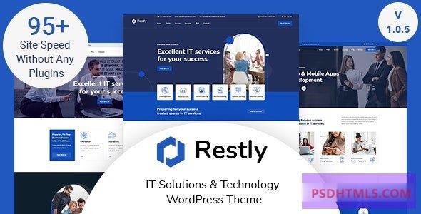 Restly v1.3.3-IT解决方案；技术WordPress主题 -尚睿切图网