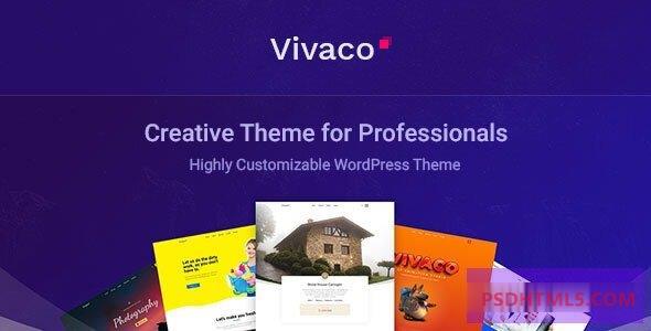 Vivaco v1.8-多用途创意WordPress主题 -尚睿切图网