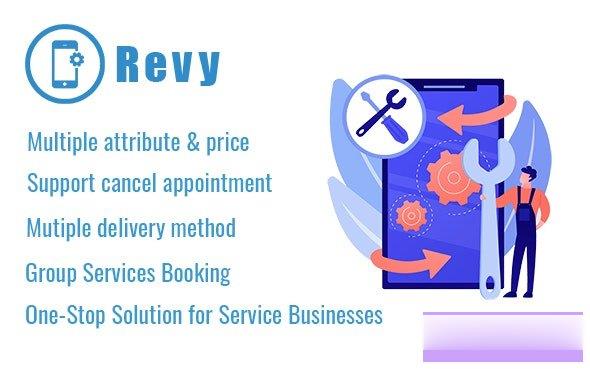 Revy v2.1-适用于维修服务行业的WordPress预订系统 -尚睿切图网