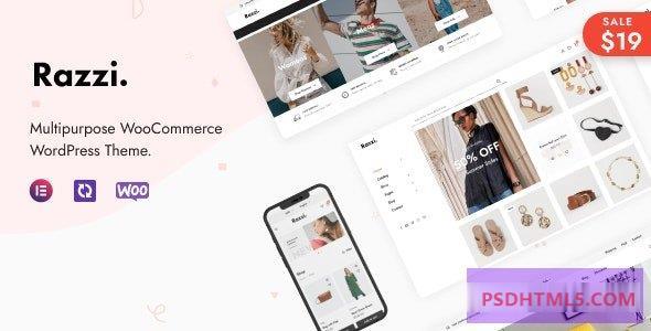 Razzi v2.1.4-多功能WooCommerce WordPress主题 -尚睿切图网