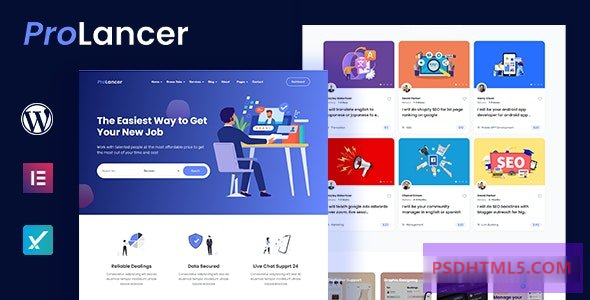 Prolancer v1.4.1-自由职业市场WordPress主题 -尚睿切图网
