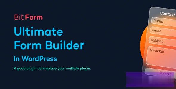Bit Form Pro v2.6.6-WordPress中的终极表单生成器 -尚睿切图网