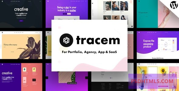 Tracem v2.0.0-Elementor Agency；公文包WordPress主题 -尚睿切图网